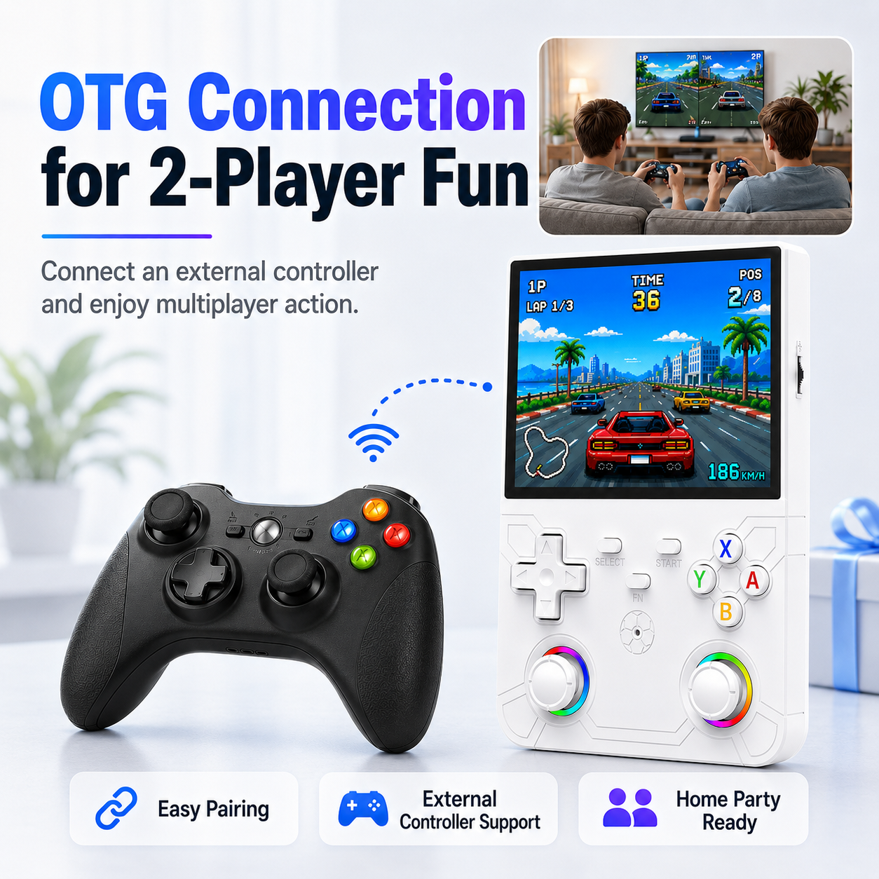 Gaming Console R36 Ultra - R36 Ultra X Retro Handheld Game