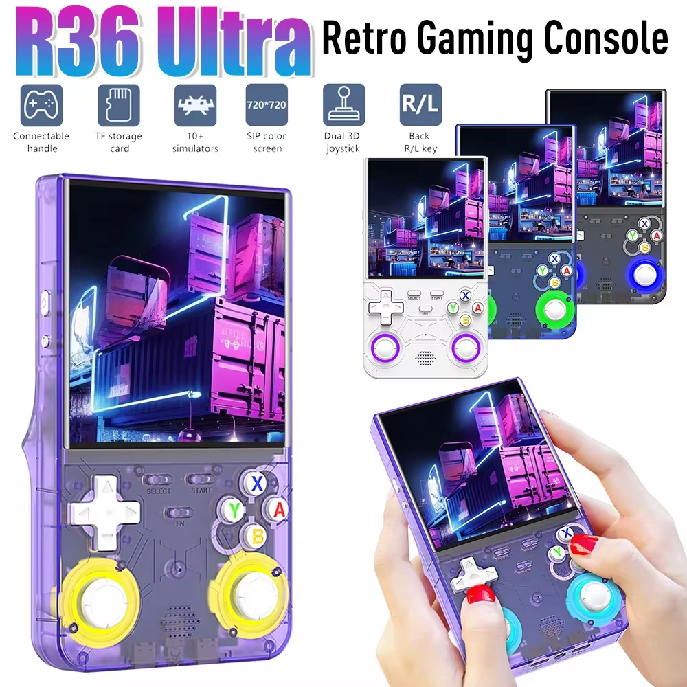 Gaming Console R36 Ultra - New R36Ultra 128GB Retro Handheld Game