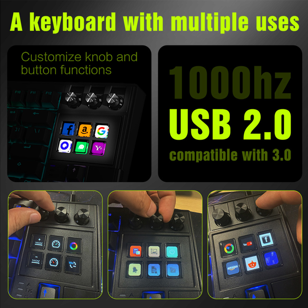 MRSVI K1 Pro AI Stream Deck Ga – обзор и цена Gaming Console Keyboard