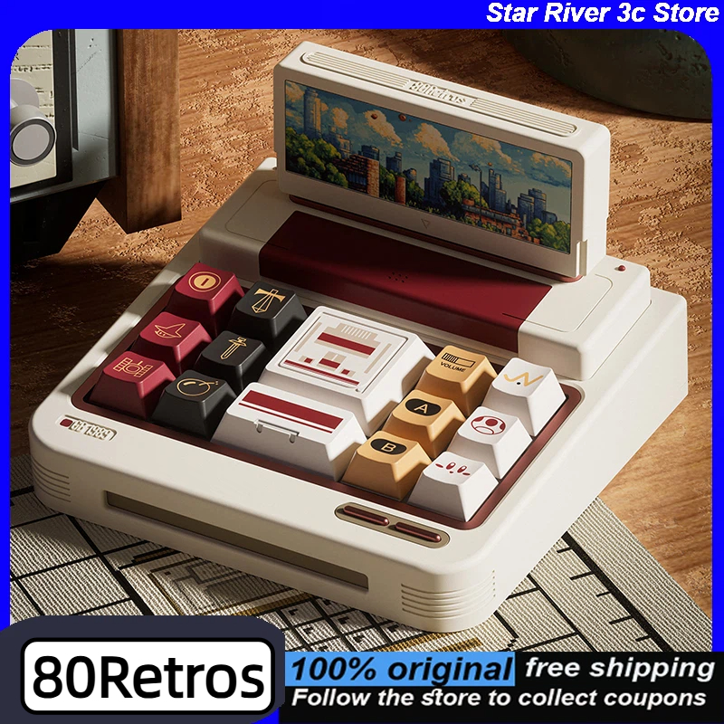 80Retros FC1983 Retro Red And  – обзор и цена Gaming Console Keyboard