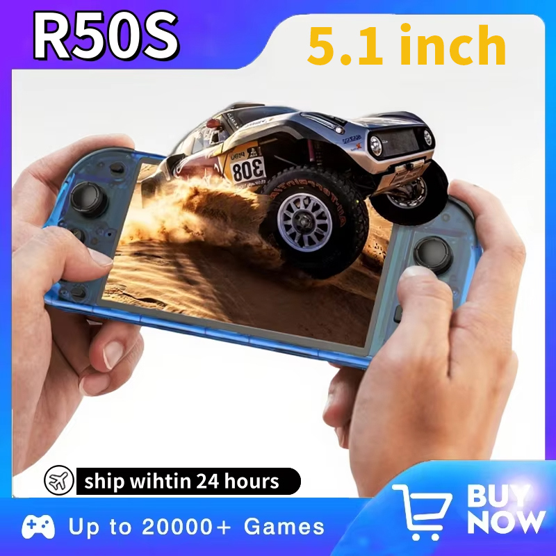 5.1inch New R50S Retro Handhel – обзор и цена Gaming Console R36 Ultra