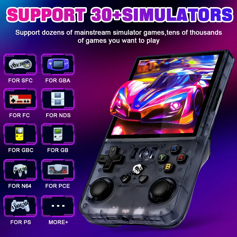 NEW R36MAX Handheld Retro Game – обзор и цена Gaming Console R36 Ultra