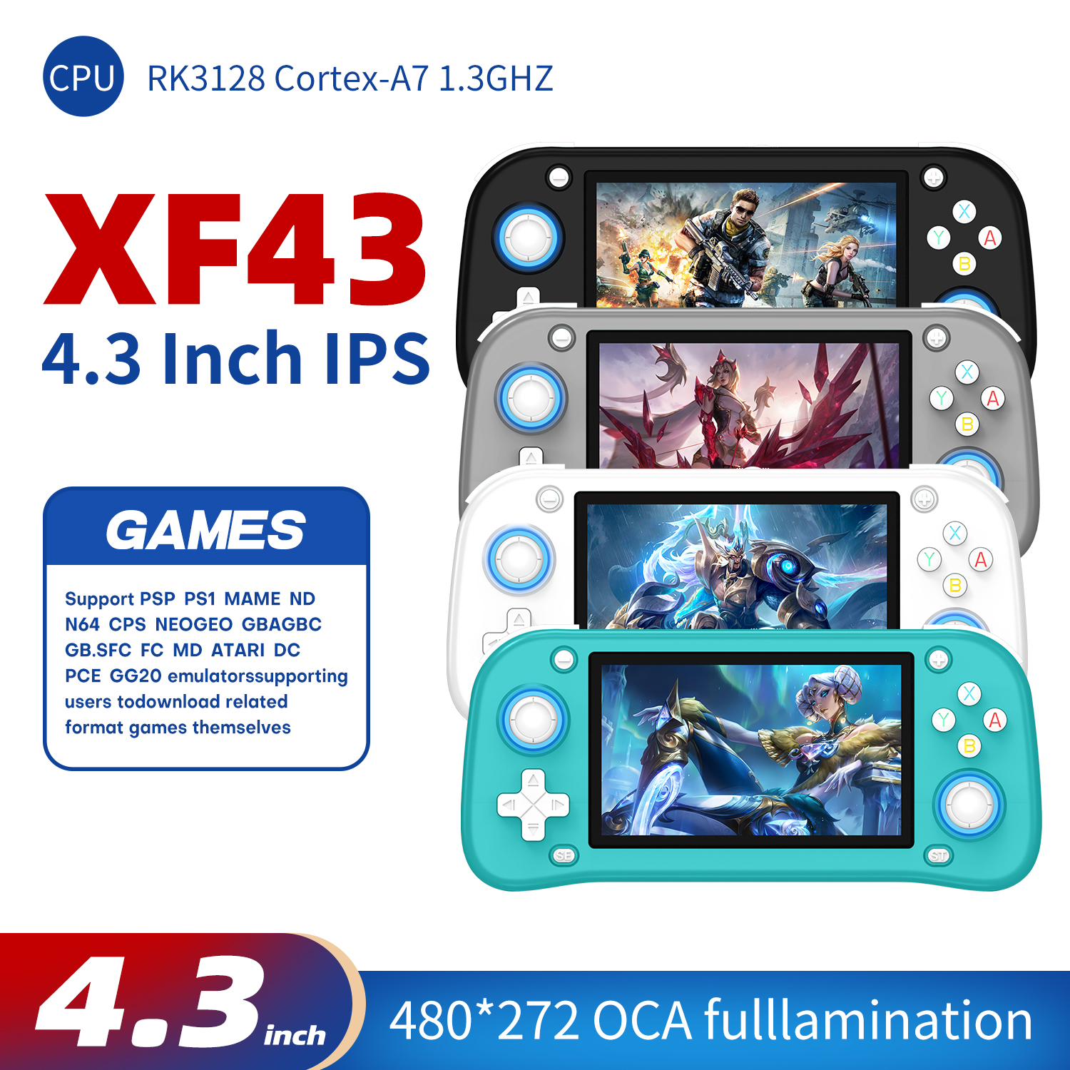 AISLPC XF43 4.3 inch Retro Han – обзор и цена Gaming Console For 7 Year Old