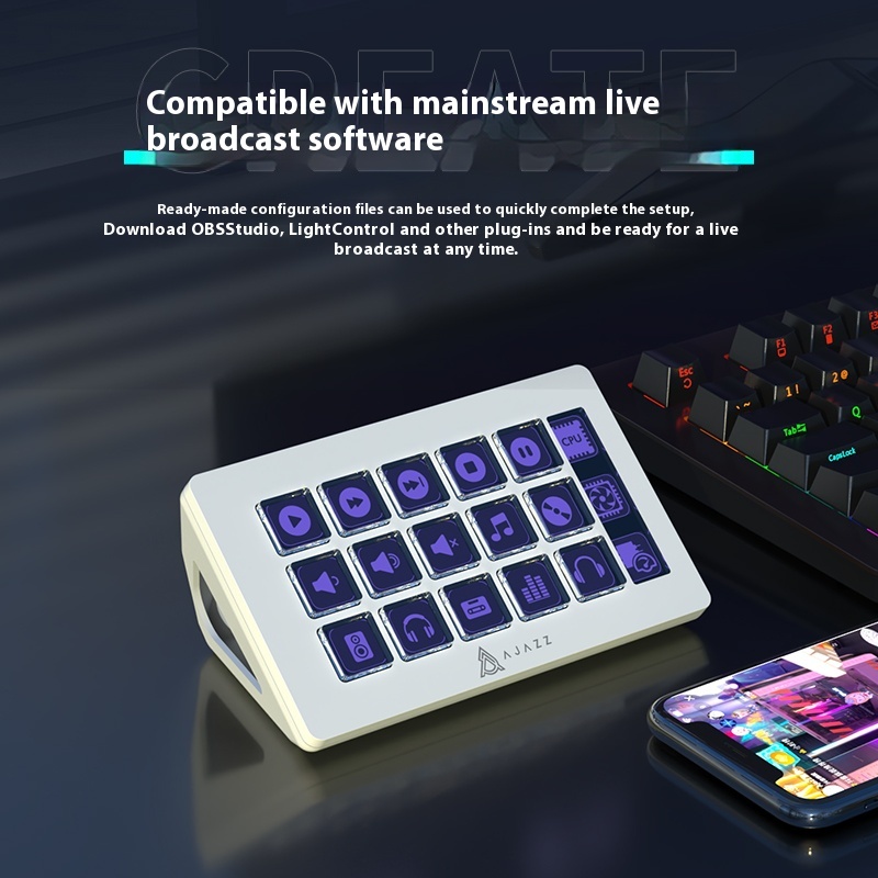 Ajazz AKP153/AKP03 Customized  – обзор и цена Gaming Console Keyboard