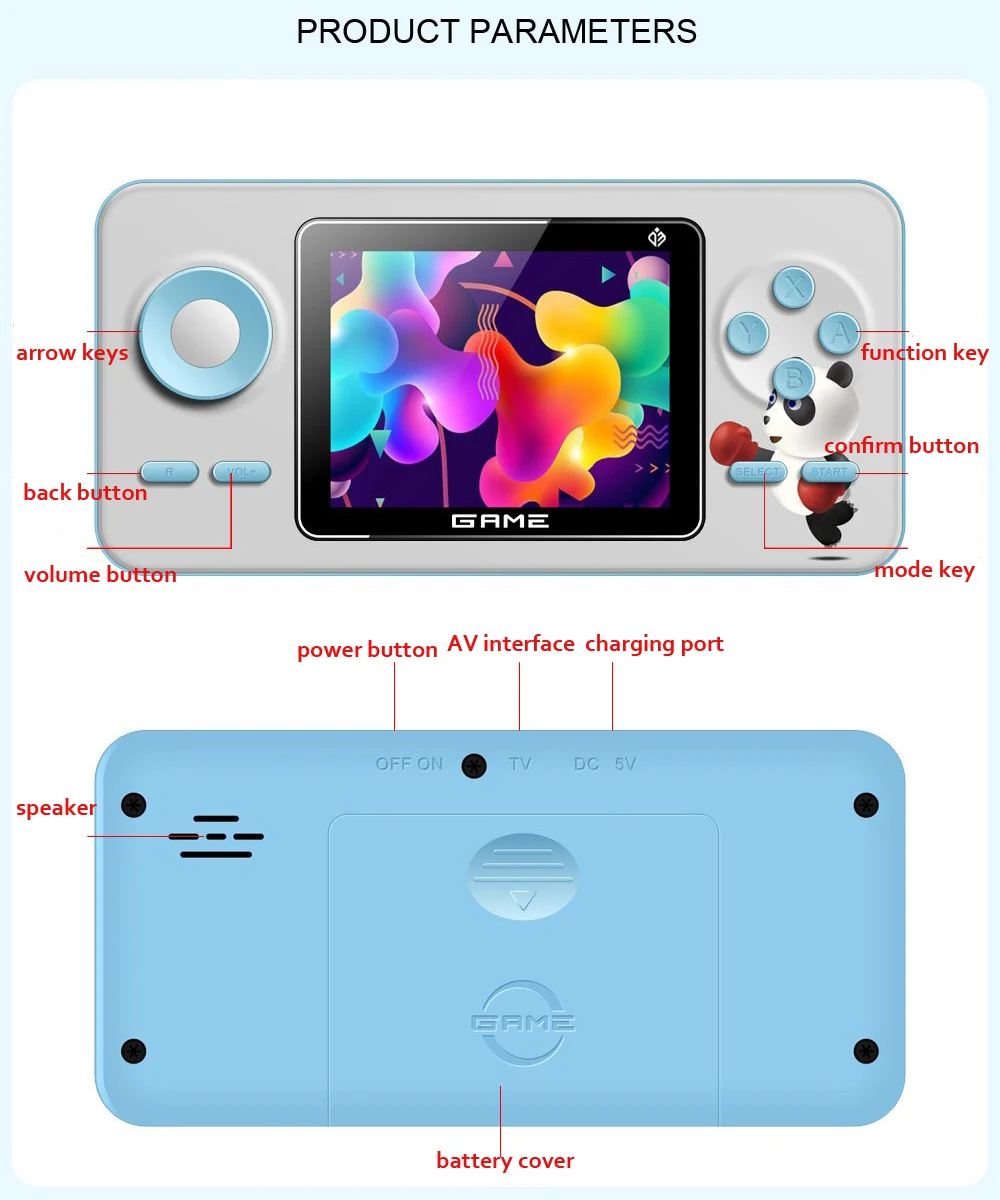 New S5 Mini Retro Video Gaming – обзор и цена Gaming Console For 7 Year Old